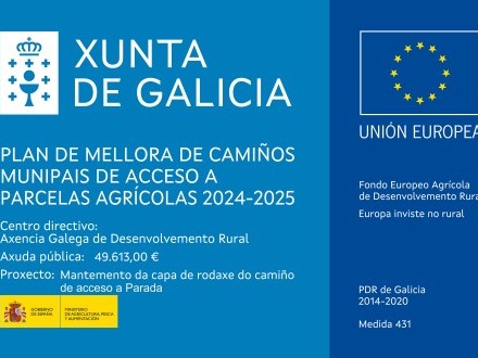 Plan marco de mellora de camios municipais de acceso a parcelas agrcolas 2024-2025